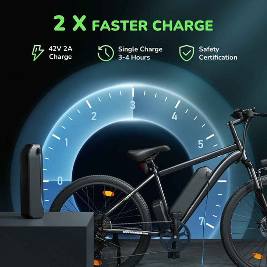 Finbike M10 Electric Mountain Bike 26" Off-Road Tires 36V 10.4Ah Battery