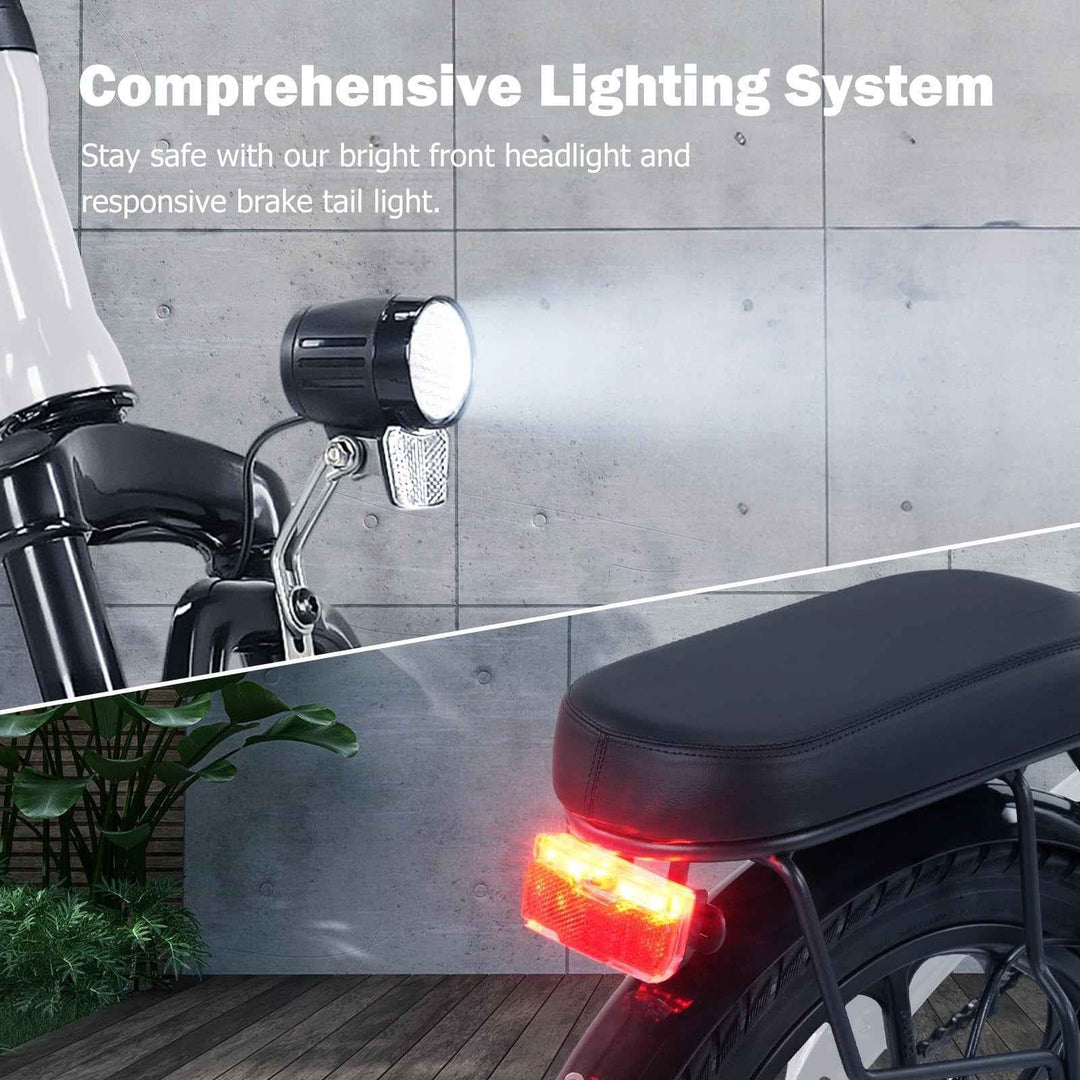 Finbike U3 Electric Foldable Bike 16" Tires 36V 7.8Ah Battery