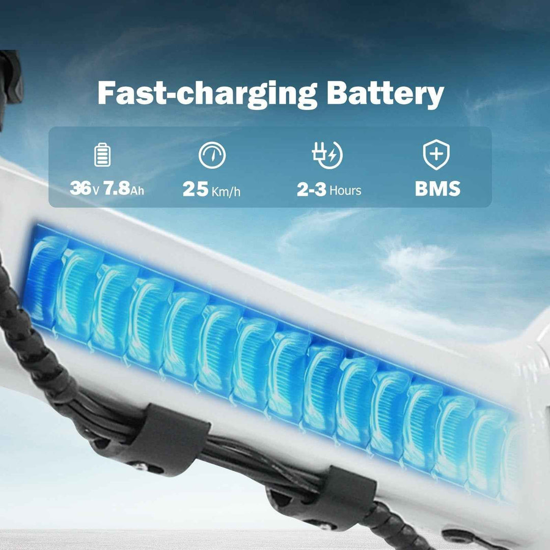 Finbike U3 Electric Foldable Bike 16" Tires 36V 7.8Ah Battery