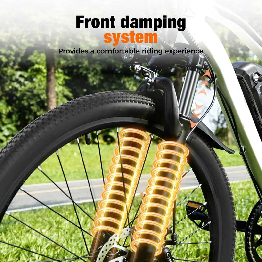 Finbike EB3 Electric Mountain Bike 26" Tires 36V 10.4Ah Battery