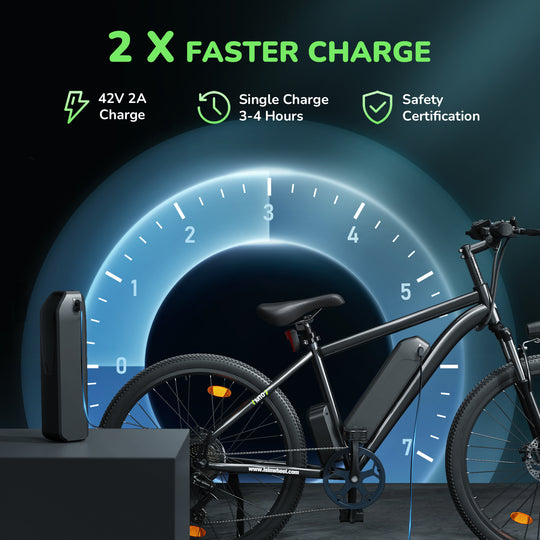Finbike M10 Electric Mountain Bike 26" Off-Road Tires 36V 10.4Ah Battery