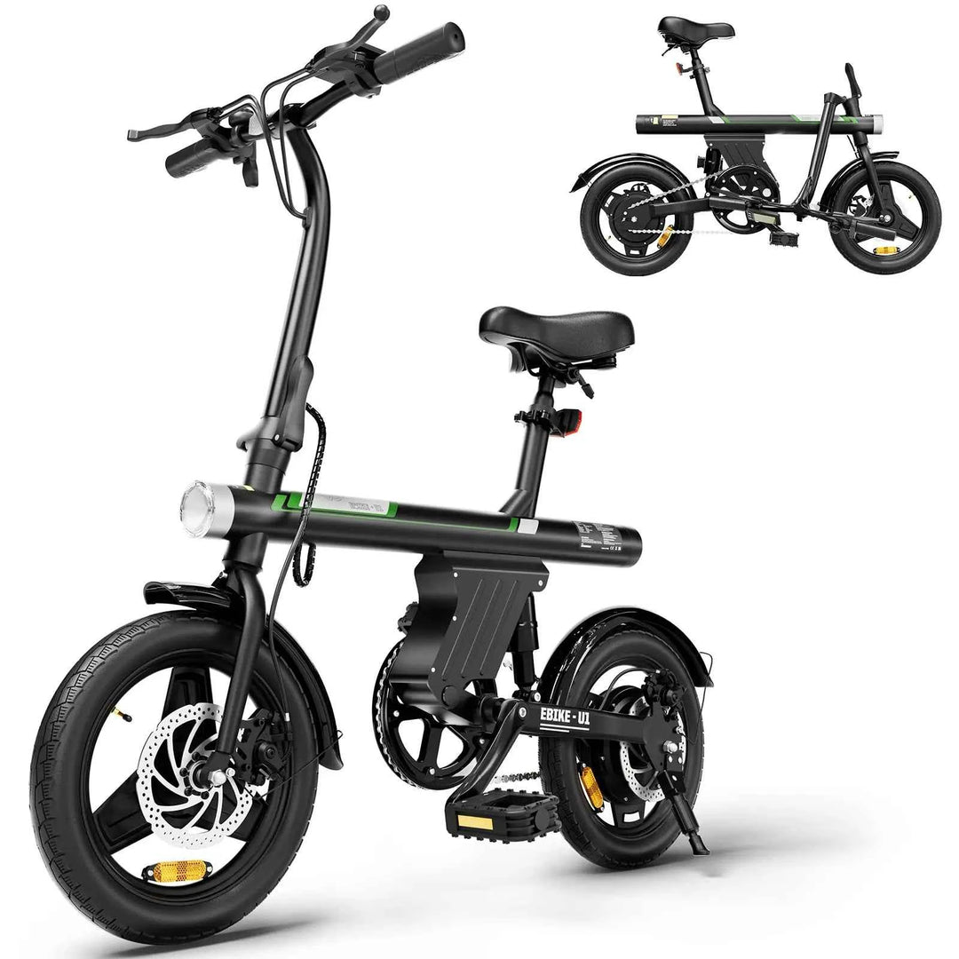 Finbike U1 Electric Commuter Bike 14" Tires 36V 7.8Ah Battery