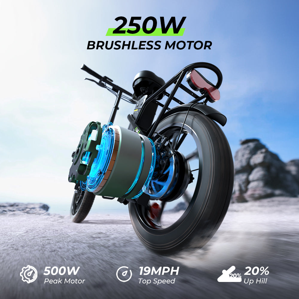 Finbike U4 Electric City Bike 16" Tires 36V 10.4Ah Battery