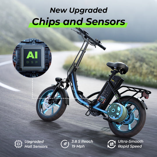 Finbike U4 Electric City Bike 16" Tires 36V 10.4Ah Battery