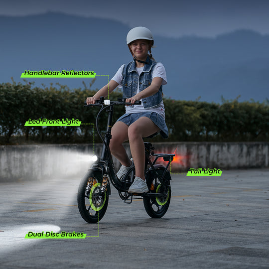 Finbike U4 Electric City Bike 16" Tires 36V 10.4Ah Battery