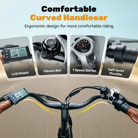 Finbike Ucity 26" Tire Electric Trekking Bike 36V 10.4Ah Battery